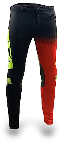 TLA REKON Pantaloni Moto Trial, MTB, BMX, Bici Protezioni Ginocchiere CE, Leggeri, Elasticizzati, Taglie Fino 4XL Uomo e Donna, Abbigliamento, Tuta, Moto Fuoristrada