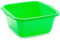 ACAN Tradineur - Cubo, Barreño, Tina Multiusos - Fabricado en plástico - Producto y Utensilio de Limpieza - Forma Cuadrada - Capacidad de 15 litros - 48 x 47 x 19 cm - Color Verde