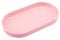 VCREATC Pinkes kleines Tablett (25,4 cm), ovales Tablett für Badewanne, Badezimmer, Waschtischartikel, Arbeitsplatten-Organizer, Seife, Parfüm.