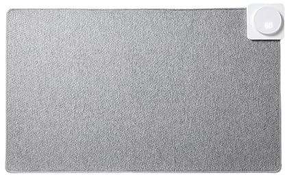 LANMOU Beheiztes Mauspad, Beheizte Tischunterlage Smart Beheizter Schreibtischunterlage Heated Mousepad Drehtemperaturregelung für Büroarbeit/Zuhause(80 * 32cm)