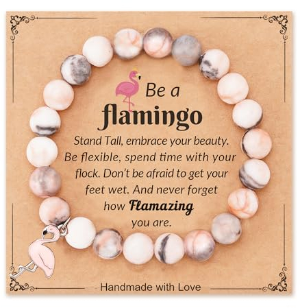 ASKRAIN Be a Flamingo-Flamingo-Armband, Geschenke für Frauen, Teenager, Mädchen, Suitable, Stein, Ohne Edelstein