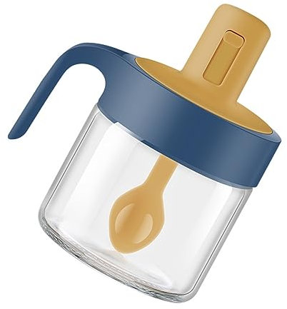 Alipis Juego De Tarros Dispensadores De Condimentos Con Sellado Hermético Para Uso En La Cocina