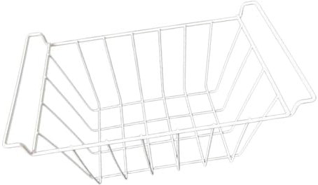 Adoorniequea Cesta organizadora para frigorífico y congelador, para dormitorio, camping, hogar, 40 cm, color blanco