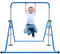 Vielrosse Gymnastik Turnreck, Höhenverstellbare Reckstange für Kinder, Klappbar Horizontale Training Bar für den Innenbereich Turntrainingsgeräte für Zuhause und Fitnessstudio (Blau)