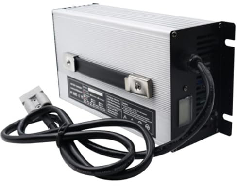 WLEJSL Chargeur Batterie 72 V 15 a Chargeurs Batterie au Plomb Haute Puissance Chargeur Chariot Élévateur Électrique Prise Anderson 120 a Convient Chariots Électriques 72 V