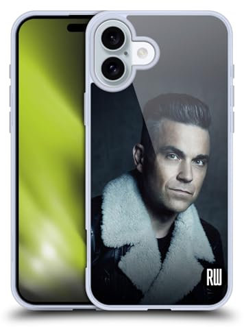 Head Case Designs Offizielle Robbie Williams Lederjacke Kalendar Soft Gel Handyhülle Hülle kompatibel mit Apple iPhone 16 Plus