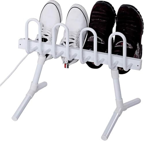Sèche-chaussures, sèche-chaussures électrique autonome, 4 paires, sèche-chaussures, chauffage, support de rail de bottes, déshumidification, chauffage, pour bottes, chaussettes, gants, machine de sé