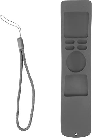 HUONIU Funda de Silicona para Control Remoto Xiaomi Mi 4S Color Negro Protección Suave (Gris Profundo)