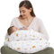 momcozy Nursing Pillow With Breastfeeding - Ergonomic Support & Original Security Fence to Baby' Safety - Making Breastfeeding Easy and Comfort for Mom & Baby - Removable Cotton Cover,Starry Sky