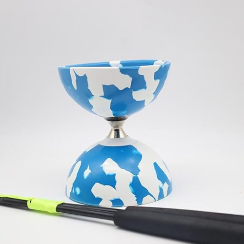 PEHHAH Chinesische Yoyo Diabolo,mit Dreifachlagern, Anfänger zu Pro Jonglieren Set Spielzeug, am besten für Fitness und Tricks