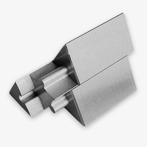 Zelda Triforce Puzzle aus Edelstahl – 4-teiliges Null-Toleranz Präzisionspuzzle, EDM-gefertigt – Geschenk für Gamer, Technikfans & Sammler – Hochwertiges Nerd Fidget Toy, 185 g
