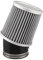 Filtro de aire de 76 mm Aleación de aluminio Aire de aire para CT200U BT200X CT100U MB165 Mini Bike Go Kart (Plata)