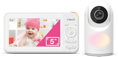 VTech Video Baby Monitor VM5467 5 Display 360° Pan 108° Tilt Nightvision