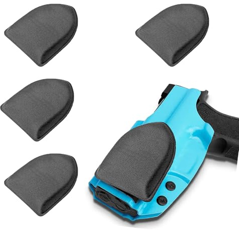 4 Packungen Holsterkeil-Set – 2 Größen Universal-Holster-Schaumstoff-Pad für verdeckten Tragekomfort, verstellbare Griffreduzierung & Anti-Druck-Design, Memory-Schaum-Pad (1,3 cm und 2,3 cm Höhe)