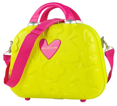 AGATHA RUIZ DE LA PRADA - Kosmetikkoffer Hartschale Groß, Beautycase Damen, Trolley & Handgepäck Koffer: Beauty Case Hartschale, Kosmetik Koffer, Kosmetiktasche Groß - Ideal für Reisen!, Pistaziengrün