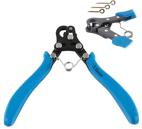Looper Zange für Schmuck, One Step Looper, 1 Schritt Schmuckzange Mehrzweck Ein Schritt Loop Zange Schmuck für Halsketten Armbände Ohrringe Perlenknotenwerkzeug 3mm