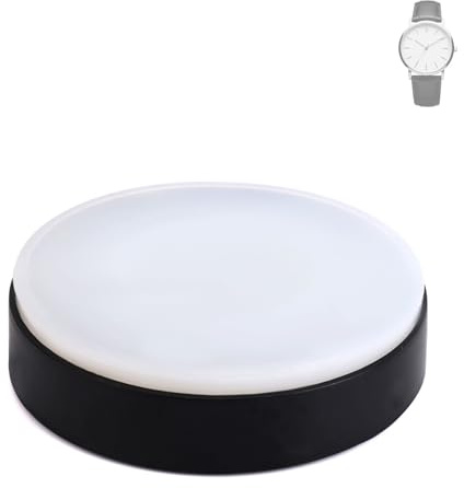 Penitue Souple Coussin Boitier Montre, Diamètre 80mm Antidérapant Coussinet Souple Boitier Montre pour Remplacement de Pile et l'Entretien du Mouvement