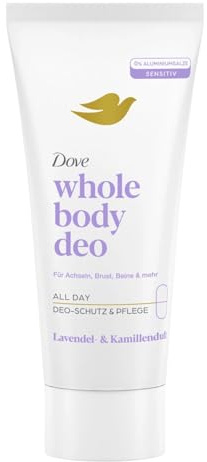 6er Pack - Dove Deocreme Whole Body - Lavendel & Kamillenduft - 75 ml