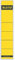 Leitz Rückenschild selbstklebend für Standard- und Hartpappe-Ordner, 10 Stück, 50 mm Rückenbreite, Kurzes und schmales Format, 39 x 192 mm, Papier, gelb, 16430015