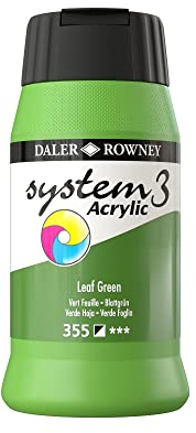 Daler Rowney Pintura acrílica sistema 3 Leaf Green (355)