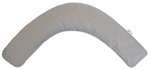 Theraline 52004200 Bezug für das Komfort Stillkissen 180 cm Jersey, grau