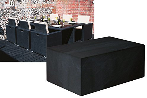 (W1642-Garland) Protection Cover For 6 Seater Rectangular Cube Set. 213cmL x 132cmW x 71cmH