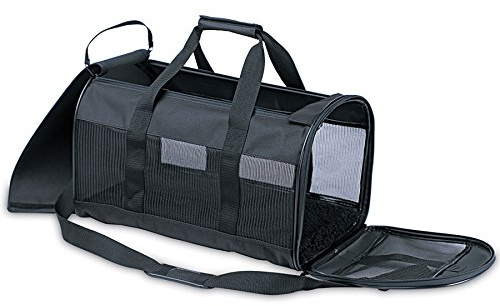 Petmate Soft-Sided Kennel Cab Small Pet Carrier Two Easy-Open Doors 3 Stylish Colors 2 Sizes