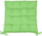 CelinaTex Yoyo Sitzkissen 40 x 40 cm grün Gartenstuhlkissen mit Bänder Sitzauflage Garten Balkon Terrasse
