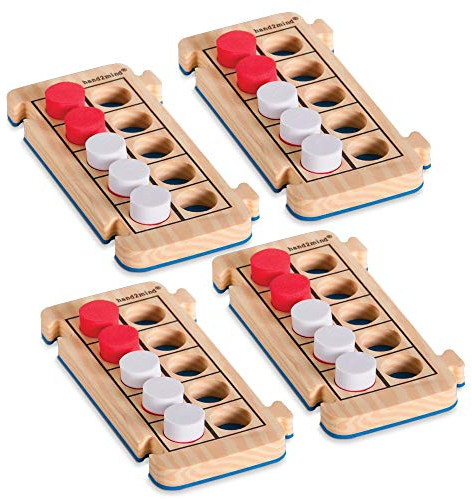 Learning Resources 4er-Set 10er-Rahmen „Rechenrahmen“ aus Schaumstoff