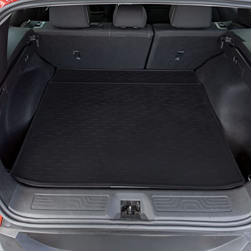 Travall Kofferraummatte Kompatibel mit Renault Kadjar (2015-2022) Autospezifischer Kofferraumwanne Hundefreundlicher Kofferraumschutz wasserdichte Schwarze Gummi-Frachtmatte