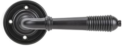 From the Anvil Aged Bronze Reeded Lever on Rose Set