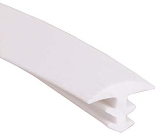 CGC8 Junta Goma para Puerta,Burletes Aislantes Sellado para Madera 25M,Blanco