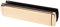 JCP 12 Inch Letter Box, Heavy Duty GreenteQ Sprung Letterbox - Gold Polished, for UPVC Doors, Composite Doors, and Wood (40-80mm Thickness)