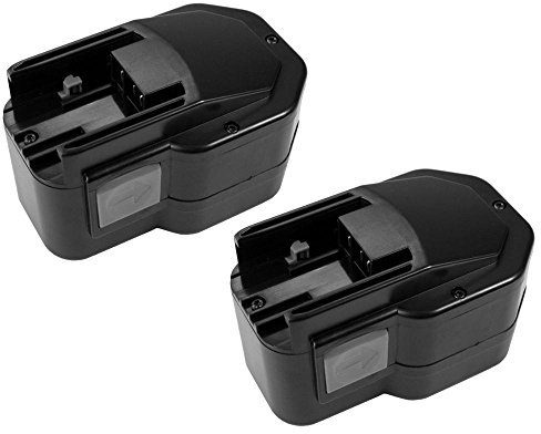 2X Trade-Shop NI-MH Akku 14,4V 3300mAh kompatibel mit Milwaukee 4932-399484 4932-399485 4932-399486 M1430 49-24 969A 311A 313A 314A 314B