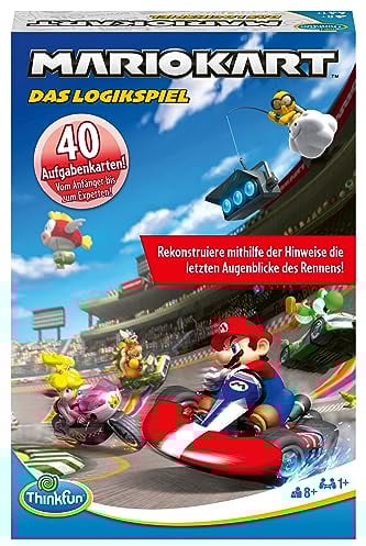 Thinkfun - 76536 - Mariokart - Das Logikspiel - Das rasante Kombinations- und Deduktionsspiel. Finde durch Logik heraus, wer das Rennen gewinnt!