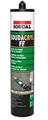 SOUDAL Mastic acrylique blanc - Soudacryl FF 300ml - Droguerie