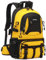 Nerlion 40L Wanderrucksack Reiserucksack für Männer Frauen Camping Wasserdicht Outdoor Wandern Tagesrucksack Leichter Rucksack, A5, Gelb, 40L, Wanderrucksack