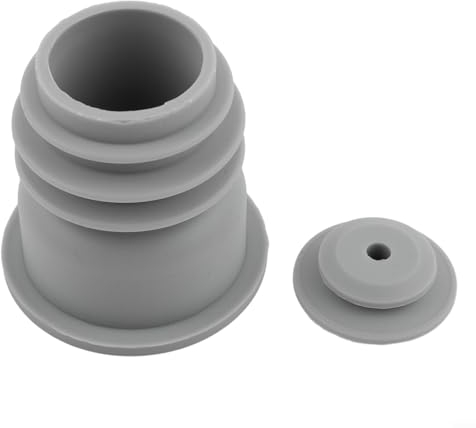 Joint de tuyau de vidange de machine à laver - Déodorant - Gris - Pour canalisations de machine à laver, canalisations d'évier, serpillère et canalisations de piscine (M)