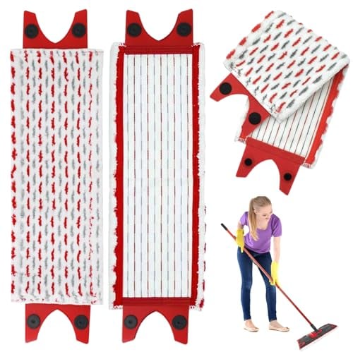 PUWOWYE 3 Piezas Recambio Fregona para Mopa Microfibra Kit Compatible con Vileda Ultramax/UltraMax Plus/Easy Wring UltraMax Mop Covers, Fácil de Instalar, para Todos los Suelos Manchados