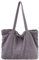 ONCCI Unisex Schultertasche Damen Tote Bag, Cordtasche Groß Umhängetasche Shopper Handtasche Casual Crossbody Bag für Schule Uni Büro Arbeit Reisen Ausflug Einkauf (GRAU)