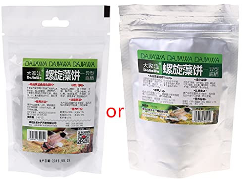 BEBIKR Aquarium Spirulinas Algaes Wafers Tablets Fish Delicious Food Feeding Fish Food Bloodworms