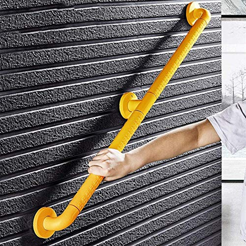 ASHILD Treppengeländer, Rutschfester industrieller Wasserrohr-Handlauf aus Schmiedeeisen, Sicherheitsstützstange für ältere Kinder im Innen- und Außenbereich im Loft-Korridor (Größe: 2,8 m/9 Fuß)