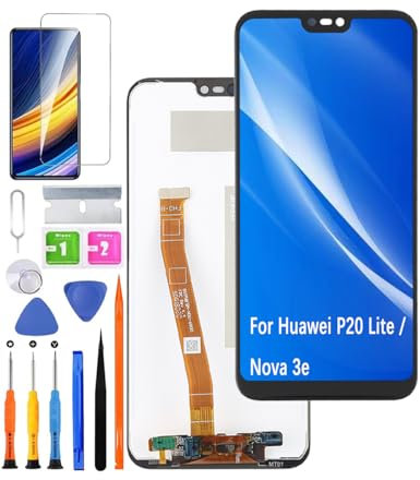 Écran pour Huawei P20 Lite/Nova 3e ANE-LX1 ANE-LX2 ANE-LX3 LCD Écran de Rechange Assemblée réparation Kit
