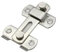 FADGOODStainless Steel Thickened Door Latch Pet Cage Safety Sliding Door Latch Lock,Stainless Large