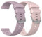 YLK 20MM Correa con Amazfit Bip/Bip S/Bip S Lite/Bip Lite/Bip U proBip 3/Bip 3 pro/Correas Amazfit GTS/GTS 2/GTS 3/GTS 4/2 Mini/4 Mini Mujer Hombre, 2 Piezas Pulsera Silicona