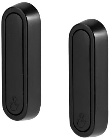 Lyreh 2pcs Folding Wall Hooks, Zinc Alloy Heavy Duty Foldable Wall Mounted Coat Hooks for Hanging Coat Bathrobes Towels Clothes Hat Bags Keys(Black)