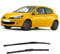 Scheibenwischerblätter für Renault Clio 3 III Grandtour 2005-2012 24+16 Frontscheibe Wischerblätter Autofrontbürsten Fenster Windschutzscheibe Scheibenwischer