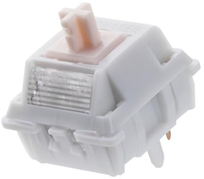EPOMAKER Cream Marble 47gf Gaming Keyboard Switches, 35 PCS Linear Switch, 5-Pin Pre-Lubed Switch, Creamy Switches, Compatible with MX Keycaps for Mechanical Keyboard