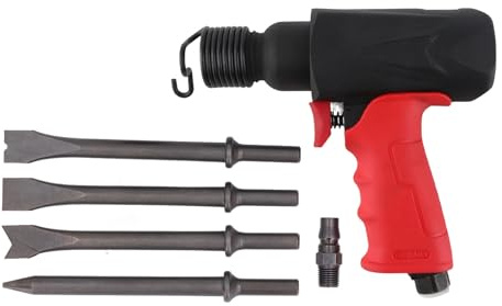 Air Hammer Kit MK520, Pneumatic Impact Hammer Tool with 4500 BPM, 41mm Stroke, 1/4in PT Inlet, for Metal Cutting, Body Repair & Exhaust Work