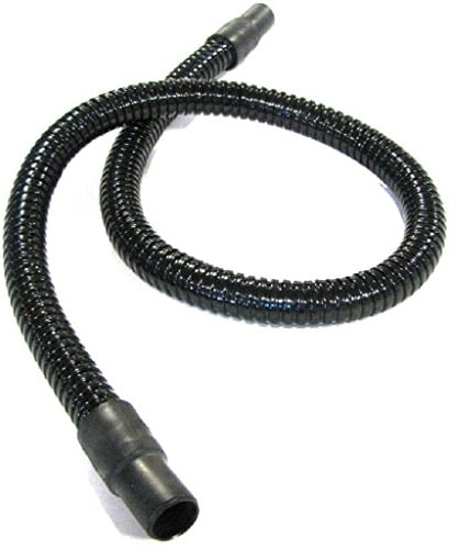 Dustless Technologies 1M50 5' Metal Flex Hose Cheetah Cougar Ash Vacuums, Black